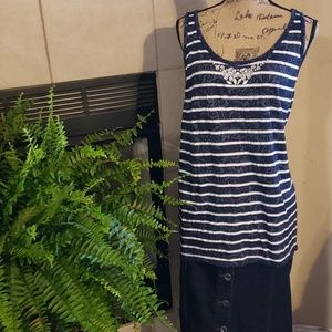 Bejeweled Lane Bryant tank top. 18/20